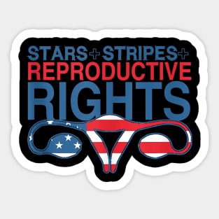 Stars Stripes And Reproductive Rights Sticker